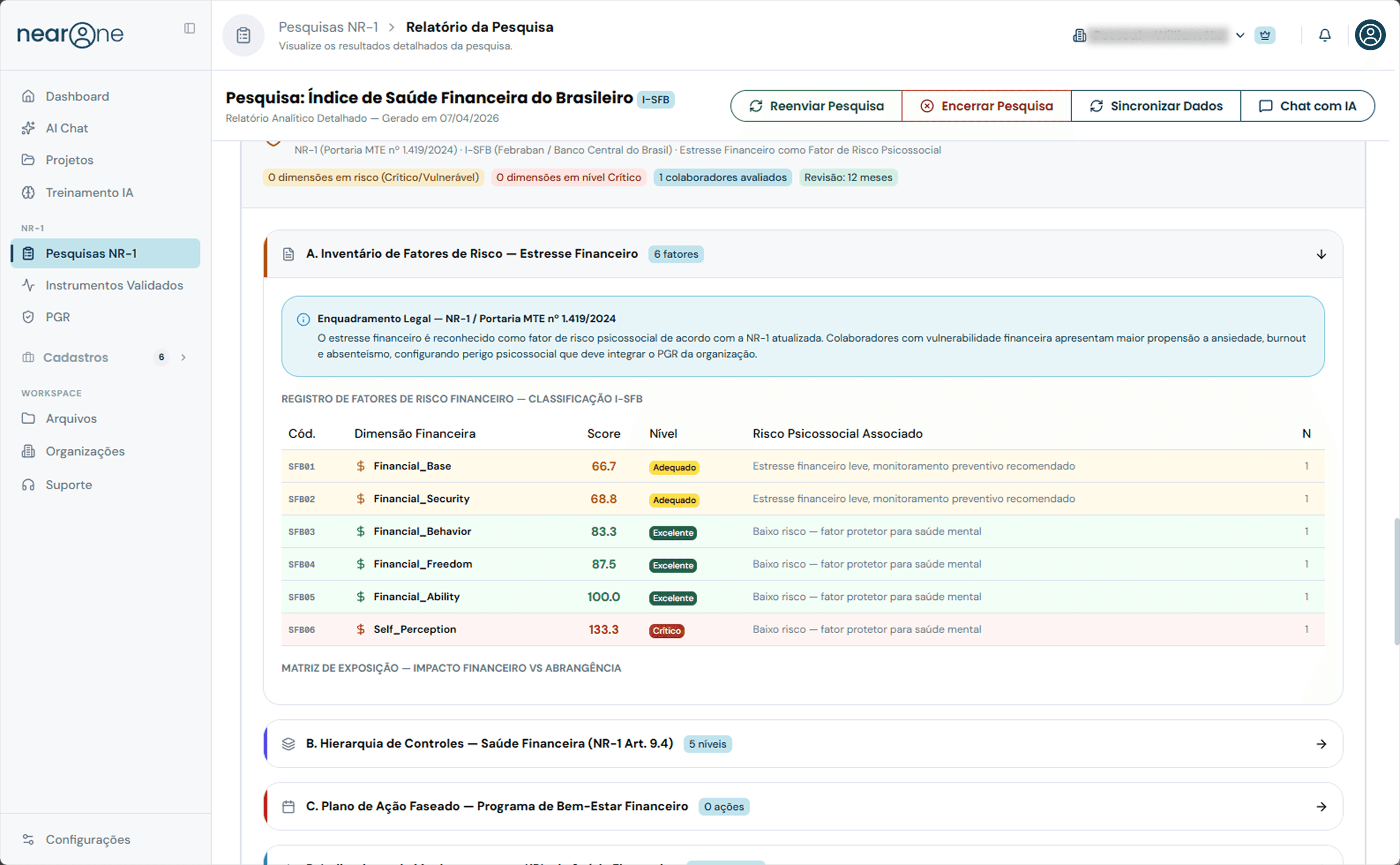 Passo 3: A plataforma processa automaticamente