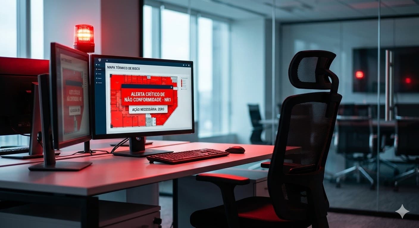 O que acontece com a empresa que não se adequa à NR-1?